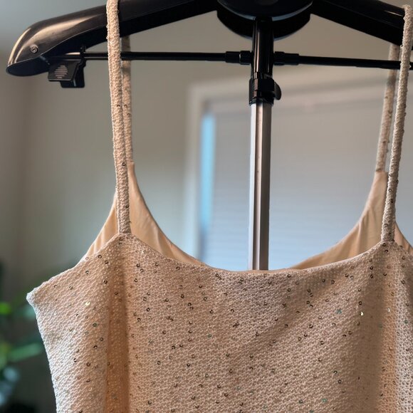 NWT Short Fitted Sequin Dress - Swim Cover - Picture 6 of 10